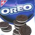 Nabisco branded oreo cookie